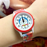 Hot selling classic blue Doraemon robot cat cartoon children quartz watch