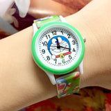 Hot selling classic blue Doraemon robot cat cartoon children quartz watch