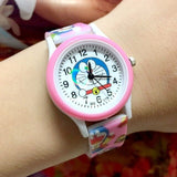 Hot selling classic blue Doraemon robot cat cartoon children quartz watch