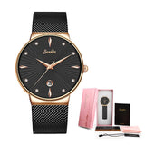 2019 SUNKTA Fashion Quartz Watch Women Watches